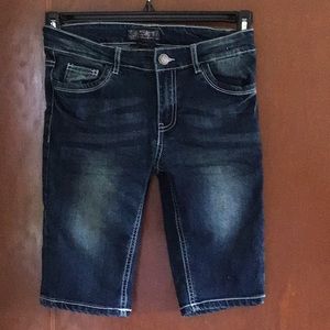 NWOT Girls Silver shorts